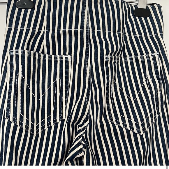 Show Me Your MuMu Berkeley Bells Striped Flare Leg Jeans - Picture 11 of 11